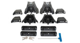 Rhino-Rack 11-16 BMW 5 Series 4 Door Sedan Vortex 2500 2 Bar Roof Rack - Black