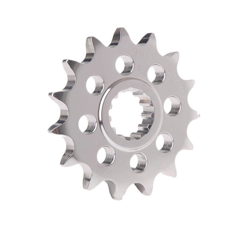 Vortex Racing Steel Front Sprocket 530 16 Tooth- Silver