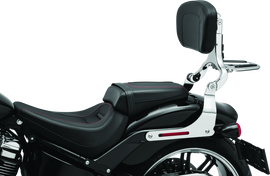 Kuryakyn Fixed Mounts Multi-Purpose Driver & Passenger Backrest 18-Up Softail Black