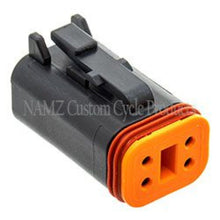 Load image into Gallery viewer, NAMZ Deutsch DT Series 4-Wire Plug &amp; Wedgelock - Black (HD 72114-94BK)