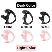 Load image into Gallery viewer, Rugged Radios Rubber Ear Mold Buds for Acoustic Tubes Left Ear / Light Color