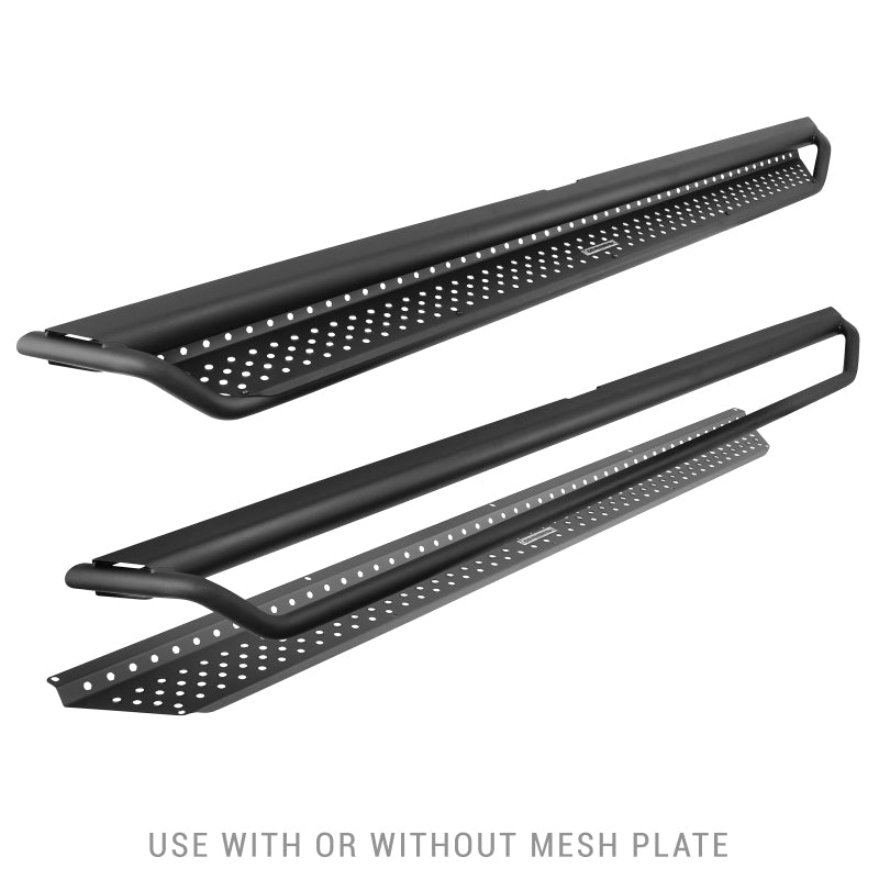 Go Rhino 22-24 Toyota Tundra Double-Cab Dominator Xtreme D1 SideSteps (incl. Brackets) - Black