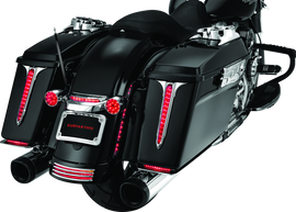 Kuryakyn L.E.D. Turn Signal Bar Filler Panel Red