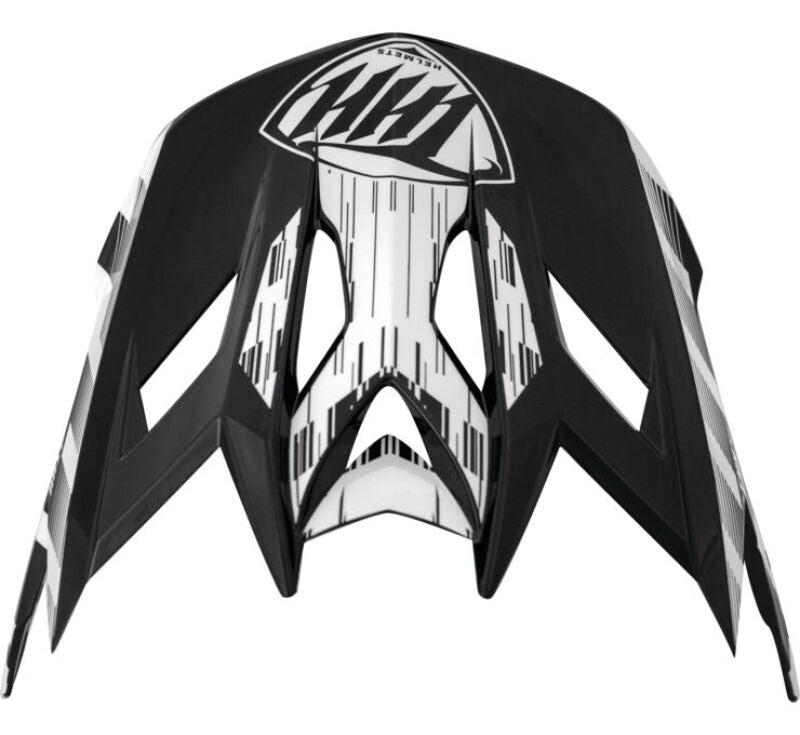 THH Helmets T-42 Bmx Xtreme Visor Mtblkwht