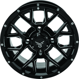 QuadBoss Barbwire 14X7 - 5+2 - 4/110 - Milled