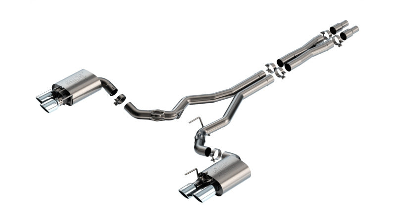 Borla 2024 Ford Mustang GT 5.0L V8 w/ Active Exhaust ATAK Cat-Back Exhaust System