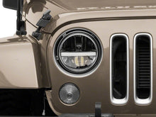 Load image into Gallery viewer, Raxiom 97-18 Jeep Wrangler TJ &amp; JK Axial 7-In LED Headlights w/ DRL - Blk Housing (Clear Lens)