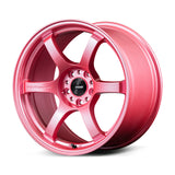 Gram Lights 57DR 18x9.5 +22 5x114.3 Sakura Pink Wheel (w/ Center Cap & No. 21 BK Air Valve)