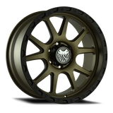 Mamba M27 17x9 6x139.7 ET12 Matte Bronze / Black Lip