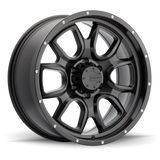 Mamba M19 17x9 5x139.7 ET0 Matte Black w/ Drill Holes