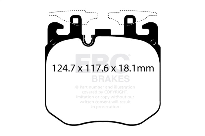 EBC S12 Brake Pad and Rotor Kit