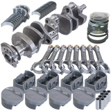Eagle Chevy 350 3.750in Crank 6.000in I-Beam Rods -5cc Flat Top 4.060in Pistons Rotating Assembly