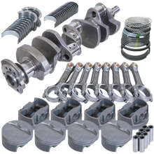 Load image into Gallery viewer, Eagle Chevy 350 3.750in Crank 6.000in I-Beam Rods -5cc Flat Top 4.040in Pistons Balanced Assembly