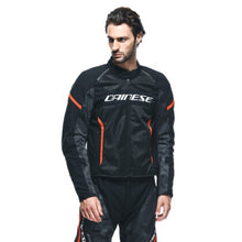 Load image into Gallery viewer, Dainese Air Frame 3 Tex Jacket Black/Black/Red Fluorescent Size - 64