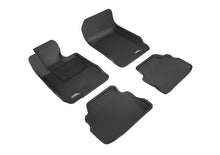 Load image into Gallery viewer, 3D MAXpider 2007-2013 BMW 3 Series E92 Kagu 1st &amp; 2nd Row Floormats - Black