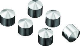 Kuryakyn Peaked Rocker Box Bolt Covers 6 Piece Twin Cam & Milwaukee-8