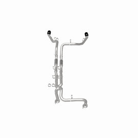 MagnaFlow 2025 Ram 1500 RHO SPEQ Series Black Chrome Cat-Back Performance Exhaust System