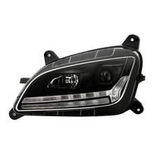 Load image into Gallery viewer, Spyder 13-19 Peterbilt 579 Driver Side Projector Headlights - Black (PRO-YD-PB57914-SEQ-L-BK)