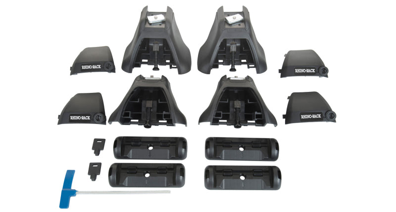 Rhino-Rack 07-13 BMW X5 4 Door SUV Heavy Duty 2500 2 Bar Roof Rack - Black