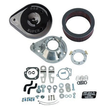 Load image into Gallery viewer, S&amp;S Cycle 2007+ XL Sportster Models w/ Stock EFI Teardrop Air Cleaner Kit - Gloss Black