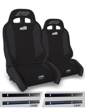 Load image into Gallery viewer, PRP 03-06 Jeep Wrangler TJ Enduro Elite Suspension Seat Crawl Edition - Black (Pair)