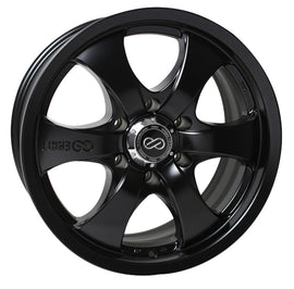 Enkei M6 Universal Truck & SUV 18x8.5 35mm Offset 6x139.7 Bolt Pattern 78mm Bore Black Wheel
