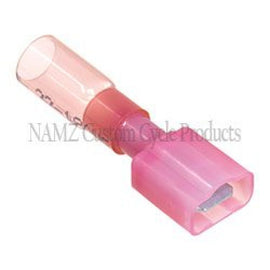 NAMZ Heat Sealable .25in. Male Quick Disconnect Terminals 22-18g (25 Pack)