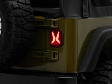 Load image into Gallery viewer, Raxiom 76-06 Jeep CJ7 Wrangler YJ &amp; TJ Gladiator LED Tail Lights- Blk Housing (Smoked Lens)