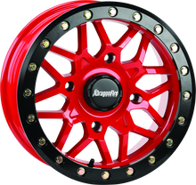 Load image into Gallery viewer, DragonFire Racing Typhon Wheel 14X7 4/137 5+2 +10 Machined Red