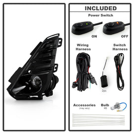 Spyder 18-21 GMC Terrain OEM LED Fog Lights w/Switch - Clear (FL-GTE18-C)