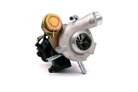 Forced Performance Subaru STi Blue Turbo 58mm Black Housing Ported Internal WG w/Oil Line (D/S Only)