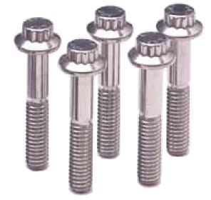 ARP 1/2-13in x 2.000in 12pt Black Oxide Bolts (5/pkg)