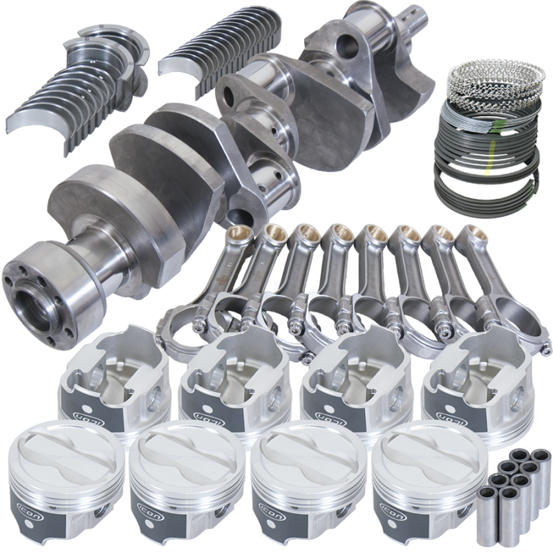 Eagle Chevy LT1350 1Pc 3.750in Crank 5.700in I-Beam Rods -18cc 4.060in Pistons Rotating Assembly