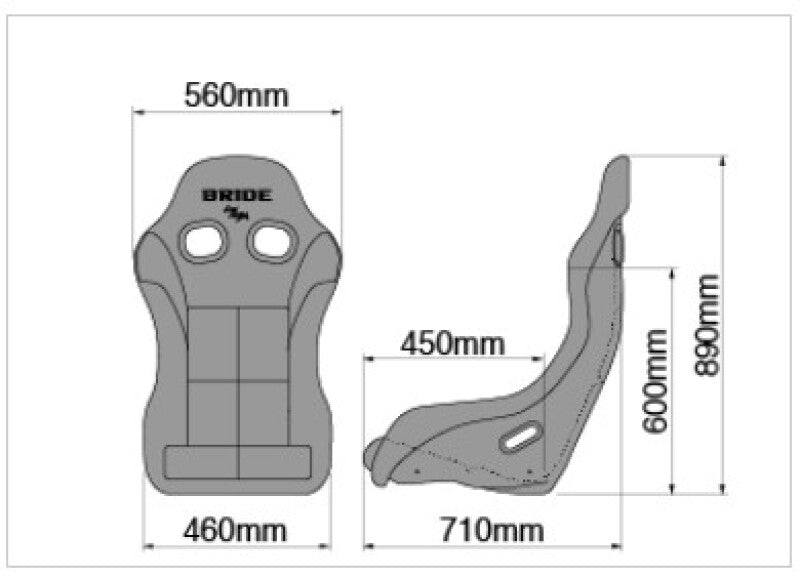 Bride Cusco ZETA IV +C - Super Aramid Black Carbon/Black Leather Seat FIA Approved