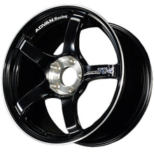 Load image into Gallery viewer, Advan TC4 SE 18x9.5 +45 5-120 Racing Gloss Black &amp; Diamond Cut Wheel