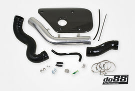 do88 Volvo S60 V60 V70 T6 Inlet Pipe Black Hoses Carbon fiber cover