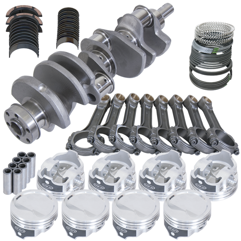 Eagle Ford 351W 4.000in Crank 2.750in Mains 6.200in I-Beam Rods 4.000in Pistons Rotating Assembly