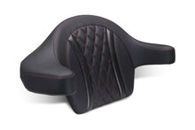 Load image into Gallery viewer, Mustang 23-25 Harley CVO Road Glide (ST) Deluxe Diamond Ext Arm Wrap-around Backrest Black