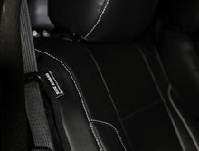Load image into Gallery viewer, PRP 12-14 Ford Raptor Front Seat Covers (Pair) - Black w Silver Stitch