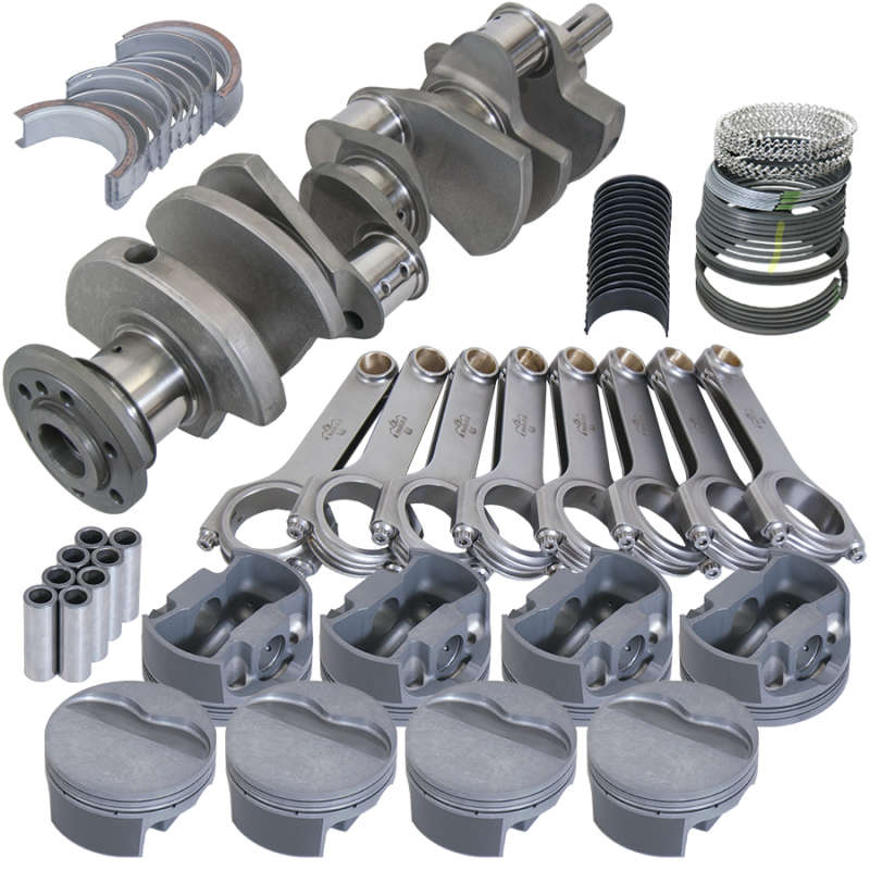 Eagle Pontiac 400 4.250in Crank 6.800in H-Beam -6cc Flat Top 4.155in Pistons Rotating Assembly
