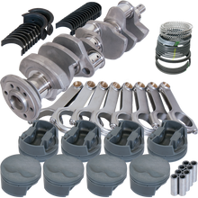 Load image into Gallery viewer, Eagle Chevy 400 3.750in Crank 6.000in H-Beam -5cc Flat Top 4.125in Pistons Rotating Assembly