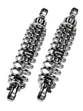 Bitubo WME0 Twinshocks Adjustable: Spring Preload, Rebound, Length 290mm, Chrome Edition