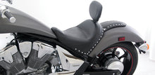 Load image into Gallery viewer, Mustang 10-21 Honda VT1300CX Fury Wide Touring Solo Seat w/Driver Backrest Studs - Black