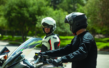 Load image into Gallery viewer, Sena Technologies Outrush R Flip-Up Bluetooth Helmet Matte Black - Small