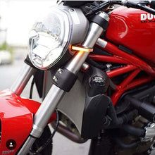 Load image into Gallery viewer, New Rage Cycles 08-14 Ducati Monster 696 Front Turn Signals w/Load EQ