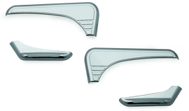 Kuryakyn Tri-Line Glove Box Accent Chrome