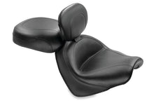 Load image into Gallery viewer, Mustang 04-09 Honda VTX1300C Wide Touring 2PC Seat w/Driver Backrest - Black