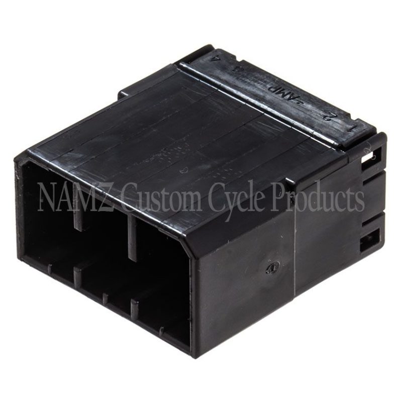 NAMZ AMP Multilock 10-Position Male Wire Cap Housing (HD 73110-96BK)