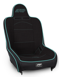 PRP Premier High Back Suspension Seat- Black/Teal Tweed
