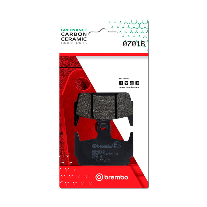 Brembo OE Honda X8R/Kymco Heroism Carbon Ceramic Brake Pad - Rear